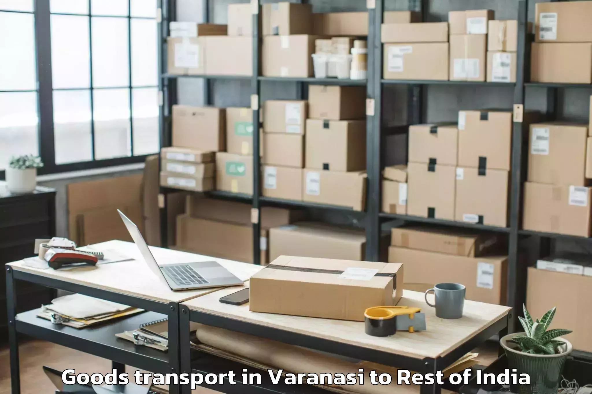 Book Varanasi to Tawang Circle Goods Transport